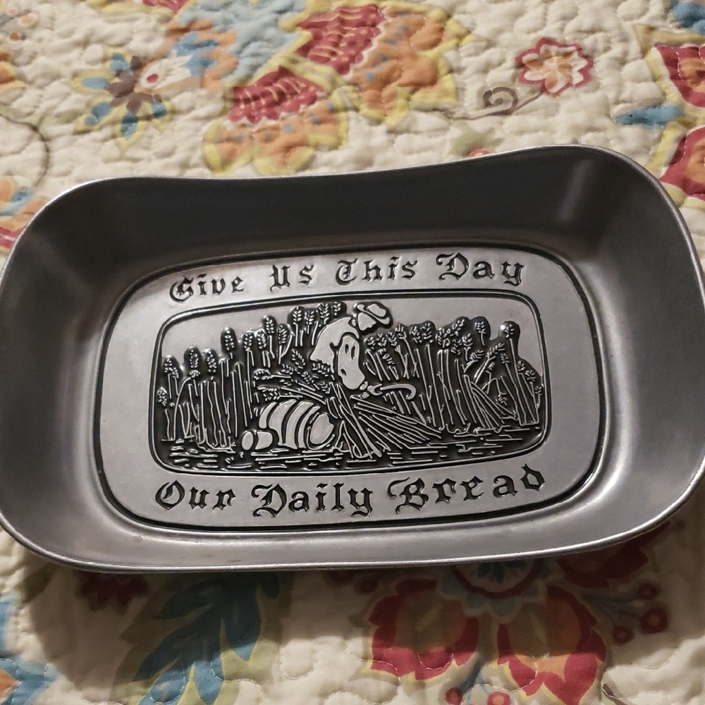 Vintage Wilton Armetale Pewter Bread Tray